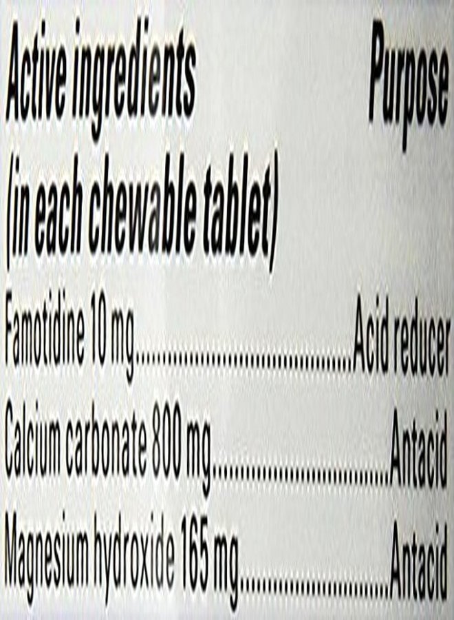 Pepcid Complete Dual Action Chewable Tablets Berry Flavor (100 Count) (3 Pack) - Image 4
